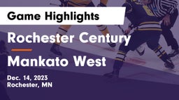 Rochester Century  vs Mankato West  Game Highlights - Dec. 14, 2023