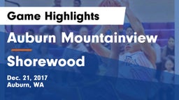 Auburn Mountainview  vs Shorewood  Game Highlights - Dec. 21, 2017