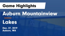 Auburn Mountainview  vs Lakes  Game Highlights - Dec. 27, 2019