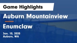 Auburn Mountainview  vs Enumclaw  Game Highlights - Jan. 10, 2020
