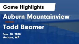 Auburn Mountainview  vs Todd Beamer  Game Highlights - Jan. 18, 2020