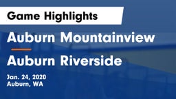 Auburn Mountainview  vs Auburn Riverside Game Highlights - Jan. 24, 2020