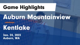 Auburn Mountainview  vs Kentlake  Game Highlights - Jan. 24, 2023