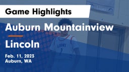 Auburn Mountainview  vs Lincoln  Game Highlights - Feb. 11, 2023
