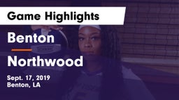 Benton  vs Northwood Game Highlights - Sept. 17, 2019