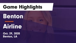 Benton  vs Airline  Game Highlights - Oct. 29, 2020
