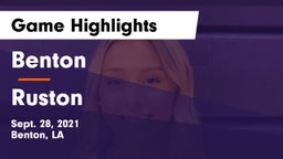 Benton  vs Ruston Game Highlights - Sept. 28, 2021