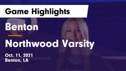 Benton  vs Northwood Varsity Game Highlights - Oct. 11, 2021
