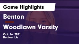 Benton  vs Woodlawn Varsity Game Highlights - Oct. 16, 2021
