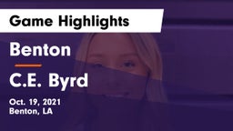 Benton  vs C.E. Byrd  Game Highlights - Oct. 19, 2021