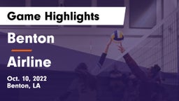 Benton  vs Airline  Game Highlights - Oct. 10, 2022