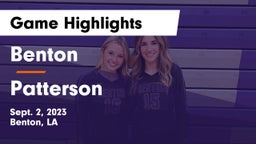 Benton  vs Patterson  Game Highlights - Sept. 2, 2023