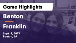 Benton  vs Franklin Game Highlights - Sept. 2, 2023