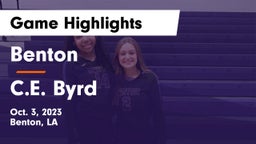 Benton  vs C.E. Byrd  Game Highlights - Oct. 3, 2023