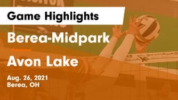 Berea-Midpark  vs Avon Lake  Game Highlights - Aug. 26, 2021