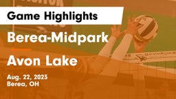Berea-Midpark  vs Avon Lake  Game Highlights - Aug. 22, 2023