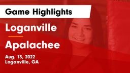 Loganville  vs Apalachee Game Highlights - Aug. 13, 2022