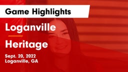 Loganville  vs Heritage  Game Highlights - Sept. 20, 2022