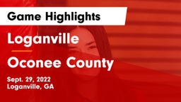 Loganville  vs Oconee County  Game Highlights - Sept. 29, 2022