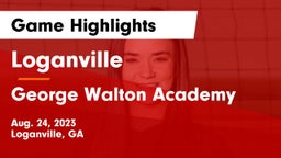 Loganville  vs George Walton Academy Game Highlights - Aug. 24, 2023
