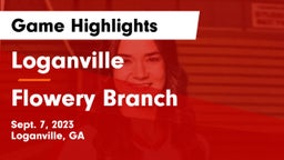 Loganville  vs Flowery Branch Game Highlights - Sept. 7, 2023
