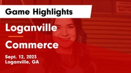 Loganville  vs Commerce  Game Highlights - Sept. 12, 2023