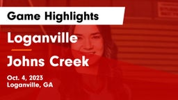 Loganville  vs Johns Creek  Game Highlights - Oct. 4, 2023