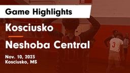 Kosciusko  vs Neshoba Central  Game Highlights - Nov. 10, 2023