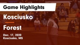 Kosciusko  vs Forest  Game Highlights - Dec. 17, 2020