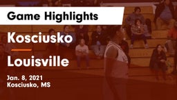 Kosciusko  vs Louisville  Game Highlights - Jan. 8, 2021