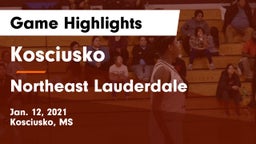 Kosciusko  vs Northeast Lauderdale  Game Highlights - Jan. 12, 2021