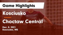 Kosciusko  vs Choctaw Central  Game Highlights - Dec. 8, 2021