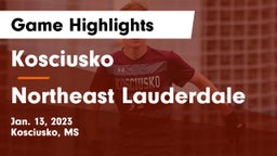 Kosciusko  vs Northeast Lauderdale Game Highlights - Jan. 13, 2023