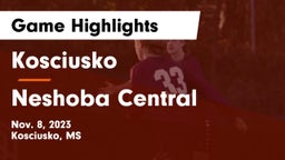 Kosciusko  vs Neshoba Central  Game Highlights - Nov. 8, 2023