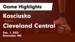 Kosciusko  vs Cleveland Central  Game Highlights - Dec. 1, 2023