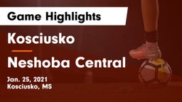 Kosciusko  vs Neshoba Central  Game Highlights - Jan. 25, 2021