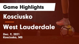 Kosciusko  vs West Lauderdale Game Highlights - Dec. 9, 2021