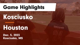 Kosciusko  vs Houston   Game Highlights - Dec. 5, 2023