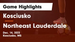 Kosciusko  vs Northeast Lauderdale Game Highlights - Dec. 14, 2023