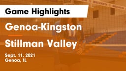 Genoa-Kingston  vs Stillman Valley  Game Highlights - Sept. 11, 2021