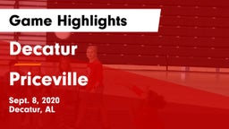 Decatur  vs Priceville Game Highlights - Sept. 8, 2020