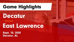 Decatur  vs East Lawrence  Game Highlights - Sept. 10, 2020