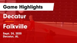 Decatur  vs Falkville Game Highlights - Sept. 24, 2020