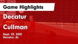 Decatur  vs Cullman Game Highlights - Sept. 29, 2020
