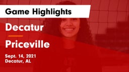 Decatur  vs Priceville  Game Highlights - Sept. 14, 2021
