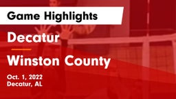 Decatur  vs Winston County Game Highlights - Oct. 1, 2022