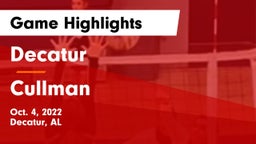 Decatur  vs Cullman  Game Highlights - Oct. 4, 2022