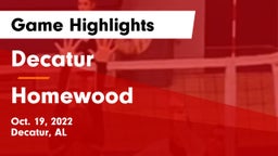 Decatur  vs Homewood  Game Highlights - Oct. 19, 2022