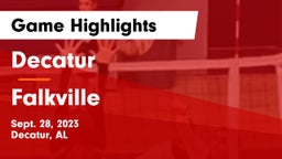 Decatur  vs Falkville  Game Highlights - Sept. 28, 2023