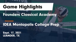 Founders Classical Academy vs IDEA Montopolis College Prep Game Highlights - Sept. 17, 2021